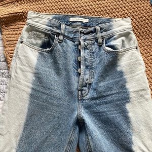 Pacsun Ultra-High Rise Slim Split-Dye Jeans Size 25